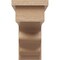Ekena Millwork 5"W x 15"D x 10"H Classic Highland Rough Cedar Woodgrain TimberThane Corbel, Primed Tan CORUR05X15X10HLDRCPR - alternate 6